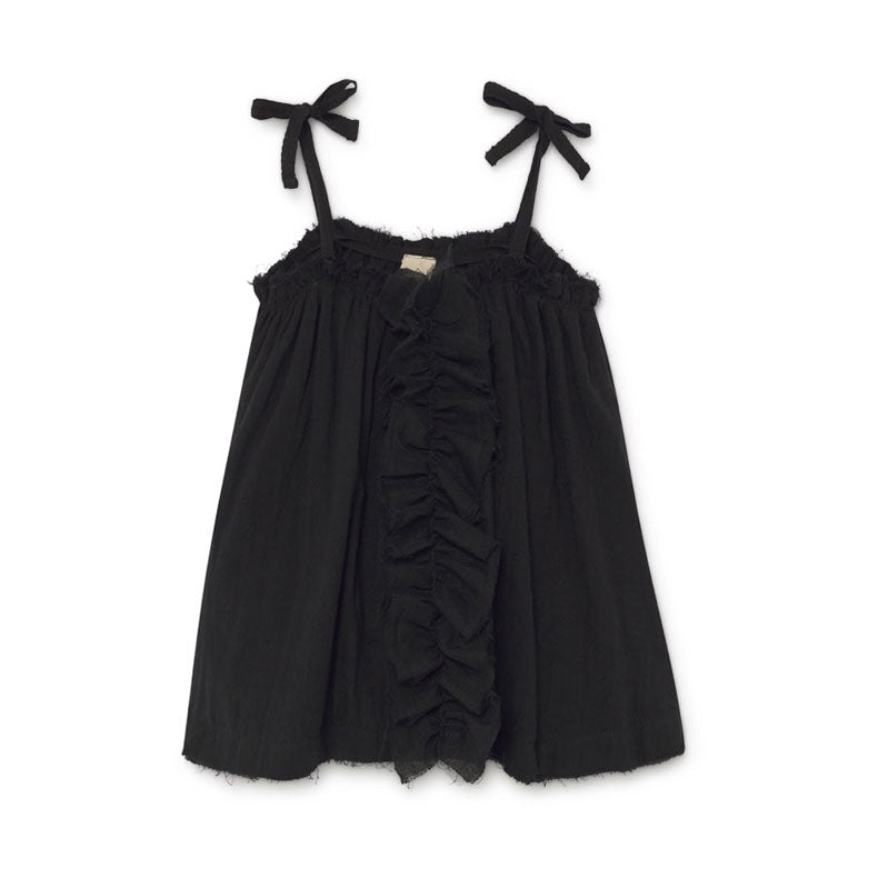 Little Creative Factory Black Baby Muslin Ruffle Sundress