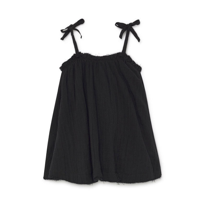 Little Creative Factory Black Baby Muslin Ruffle Sundress
