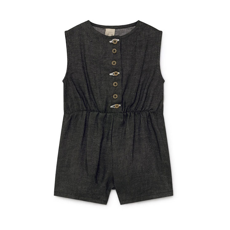 Little Creative Factory Slate Baby Soft Denim Jumpsuit