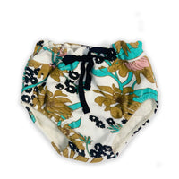 Little Creative Factory Flower Print Hawaii Terry Culottes