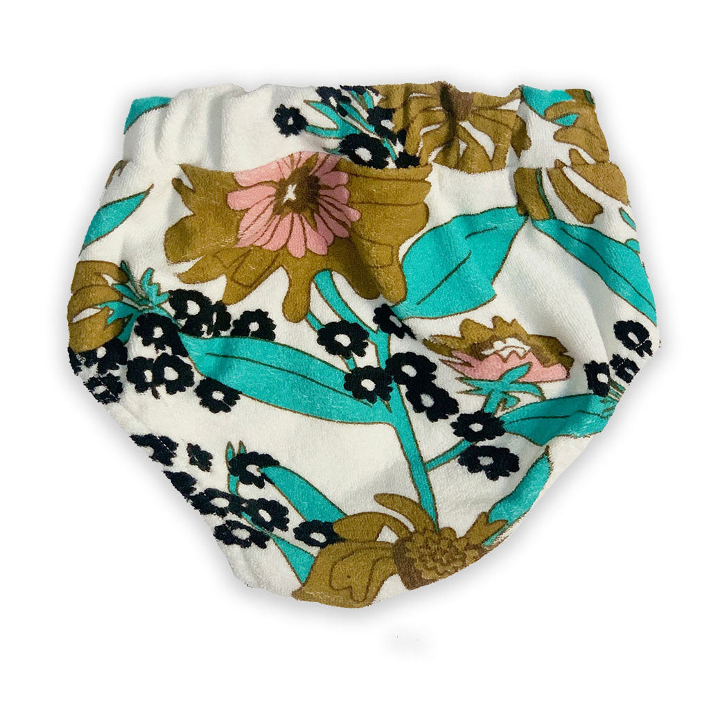 Little Creative Factory Flower Print Hawaii Terry Culottes