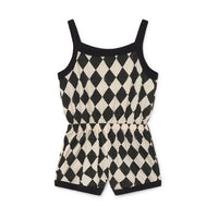 Little Creative Factory Black Baby Diamond Short Jumpsuit