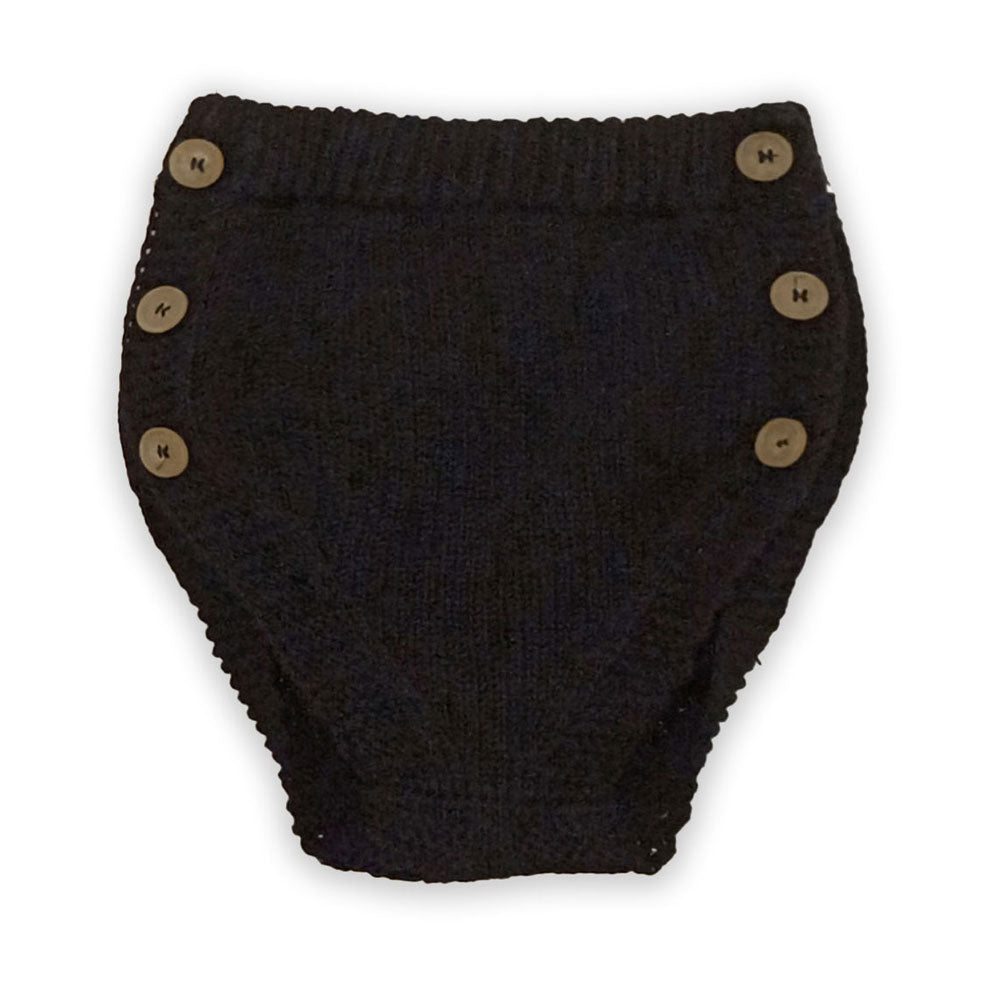Little Creative Factory Black Hawaii Knit Culottes