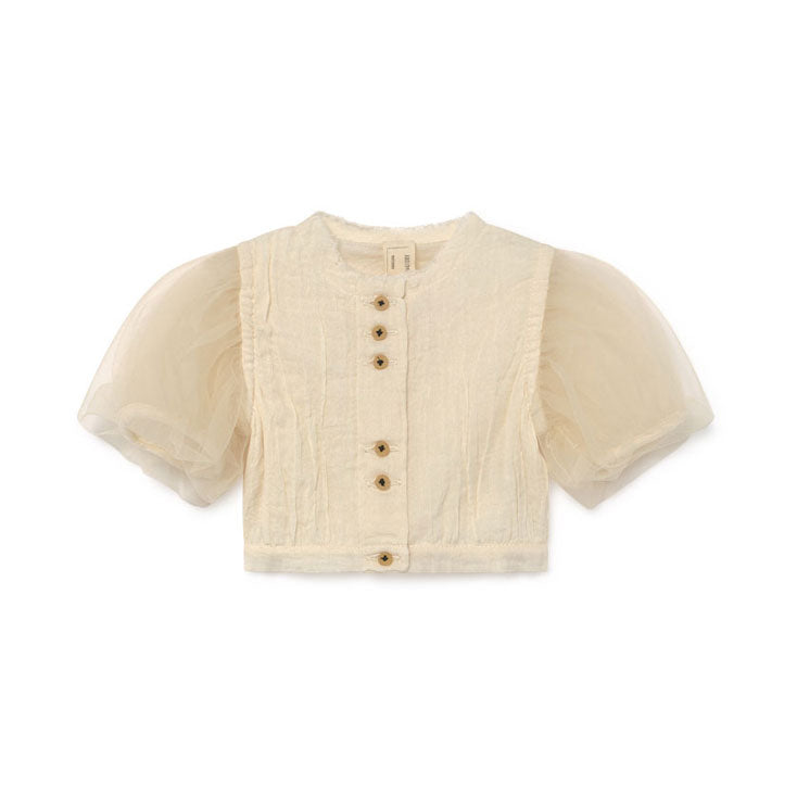 Little Creative Factory Cream Baby Muslin Fairy Blouse