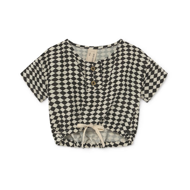 Little Creative Factory Black Baby Tiny Diamond Shirt