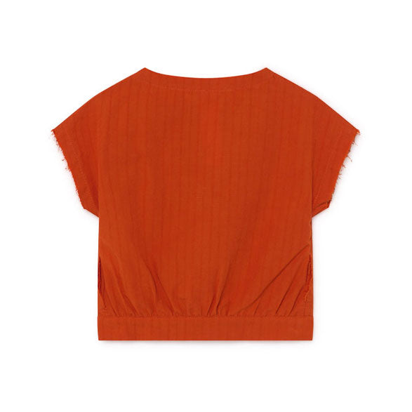 Little Creative Factory Orange Baby Crushed Cotton Shirt