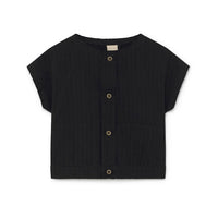 Little Creative Factory Black Baby Crushed Cotton Shirt