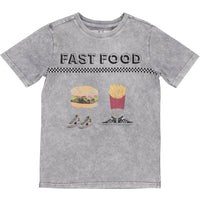 Butter Grey Fast Food Tee