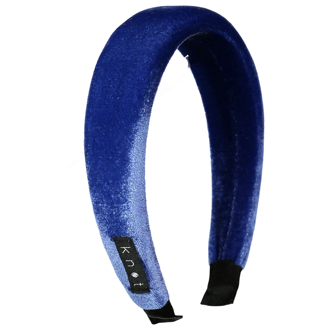 Knot Hairbands Velvet Puff Headband // Cobalt