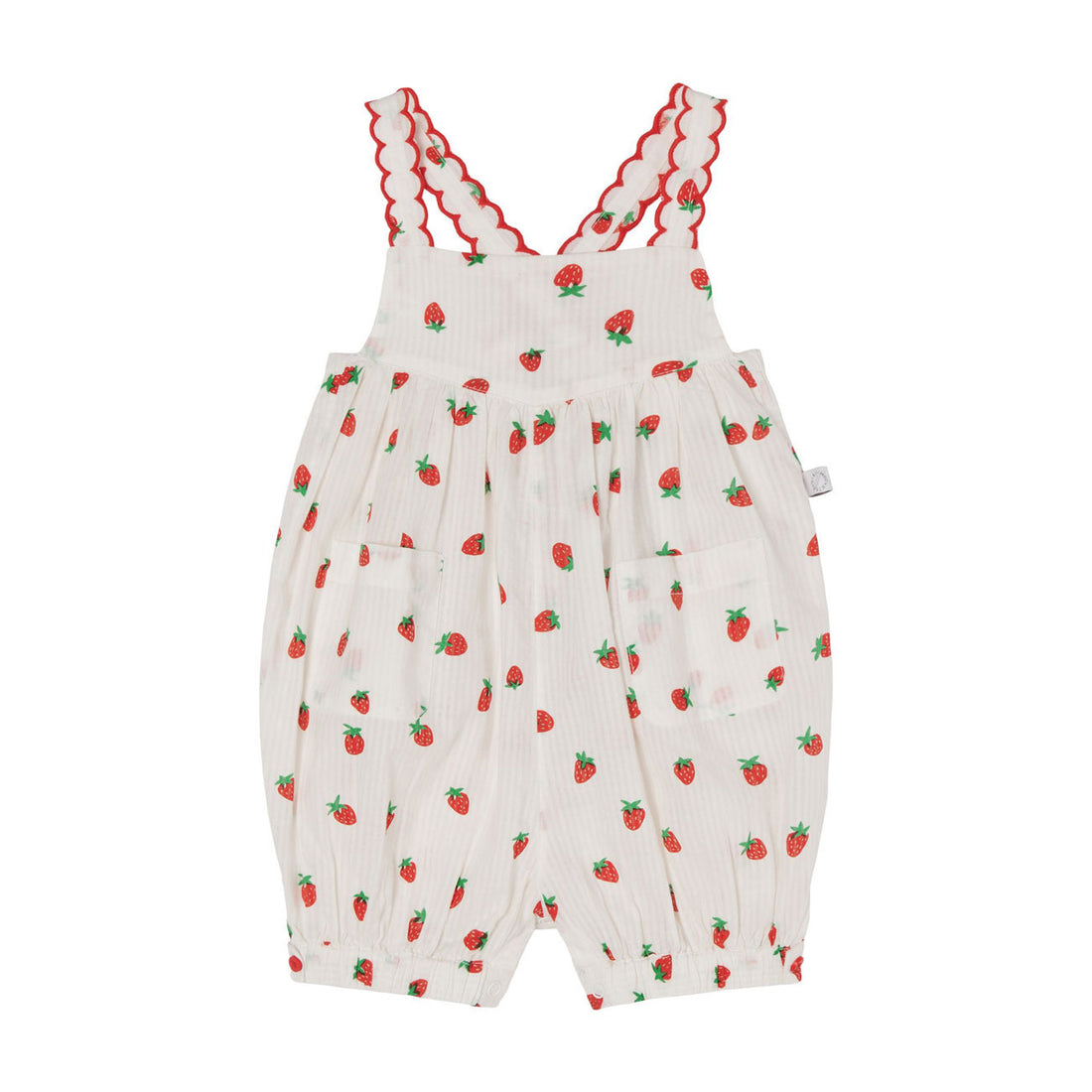 Stella McCartney Strawberry Jacquard Romper