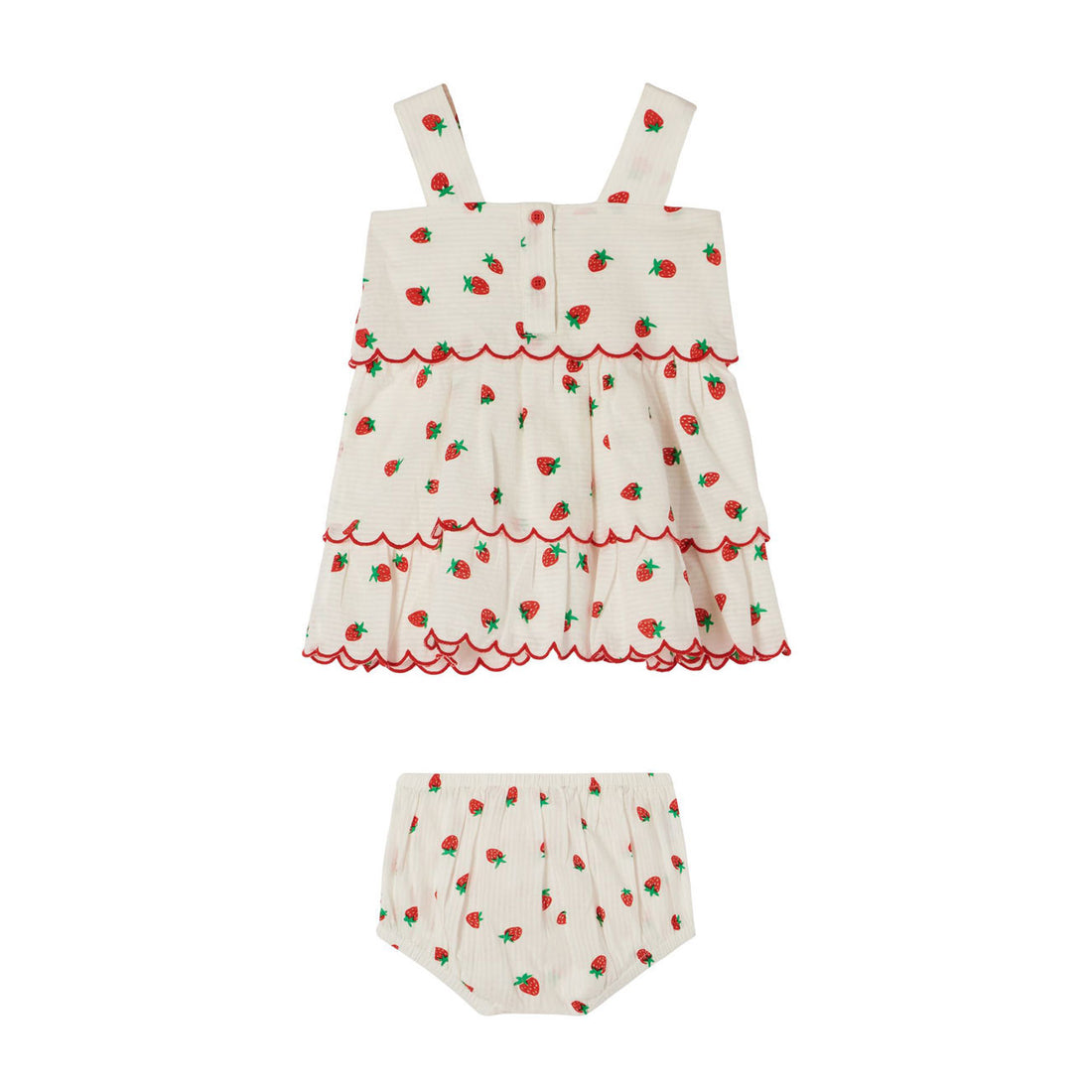 Stella McCartney Strawberries Cotton Baby Dress