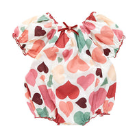 Pink Chicken Baby Lexi Bubble - Vintage Hearts