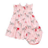 Pink Chicken Baby Stevie Dress Set - I Heart Dalmations