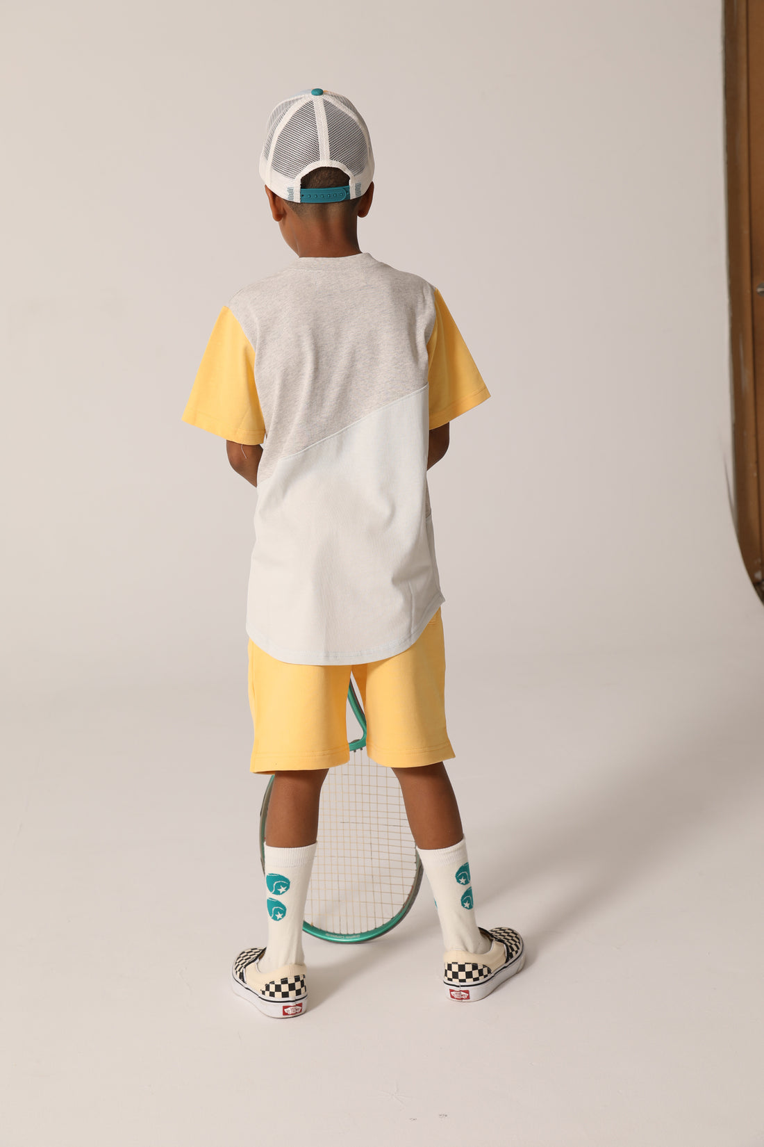 raquette Azure Blue Baseline Pastel Tricolor Tee
