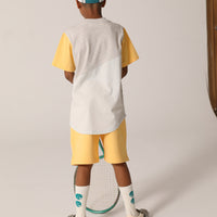 raquette Azure Blue Baseline Pastel Tricolor Tee