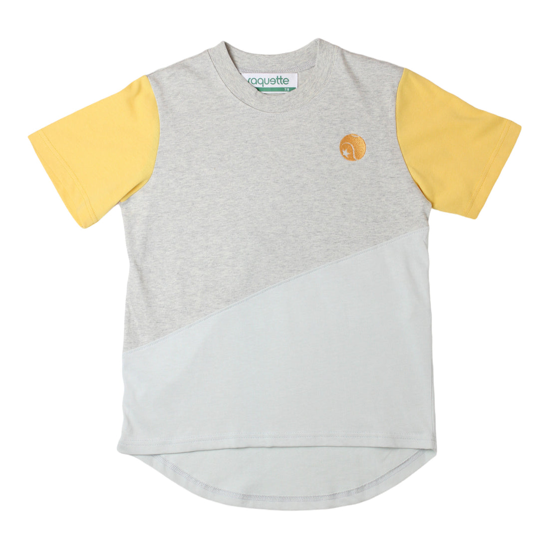 raquette Azure Blue Baseline Pastel Tricolor Tee