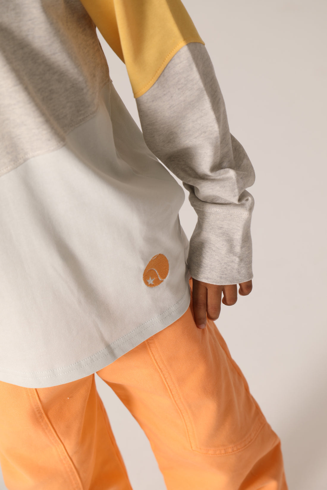 raquette Azure Blue Baseline Pastel Tricolor Longsleeve