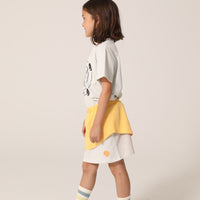 raquette Azure Blue Baseline Pastel Tricolor Jersey Tennis Skirt