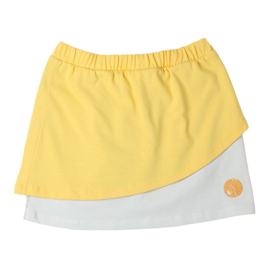 raquette Azure Blue Baseline Pastel Tricolor Jersey Tennis Skirt