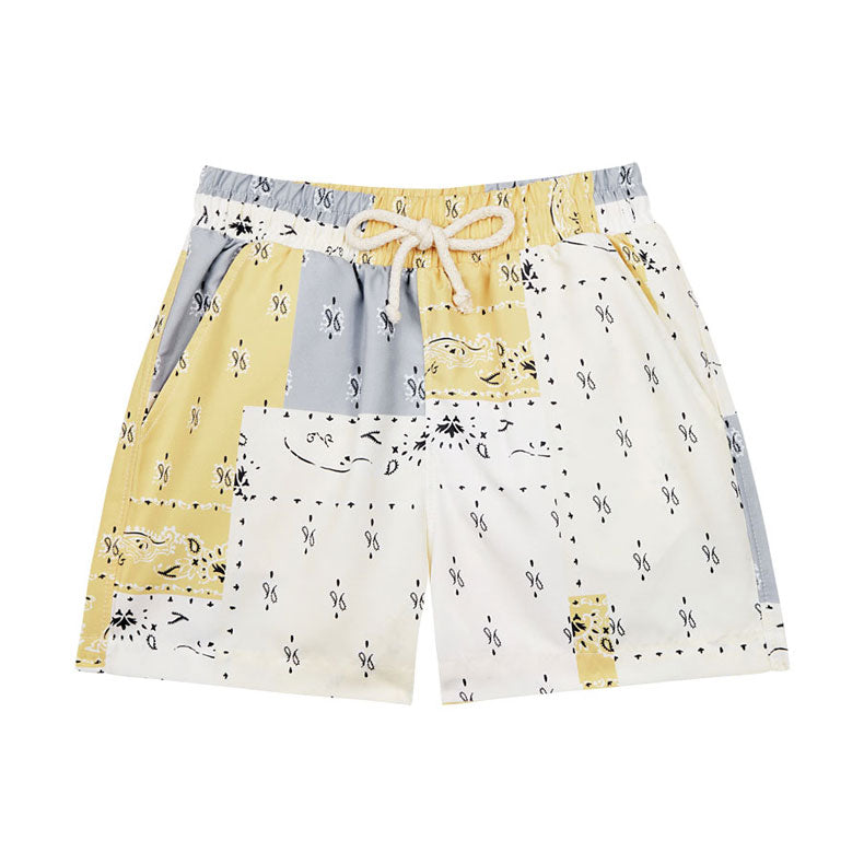 The New Society  Bandana Print Bandana Boy Swim