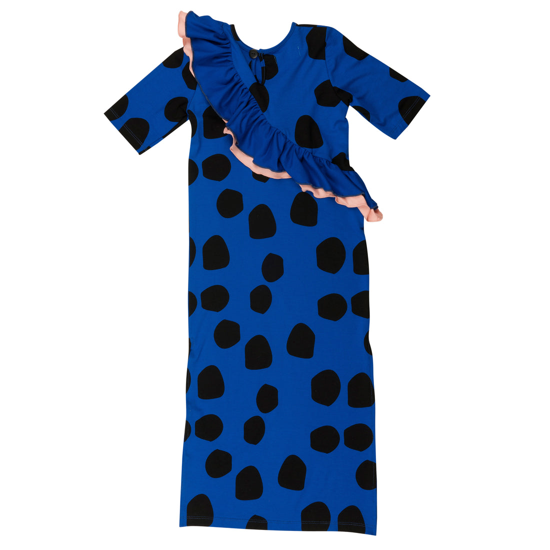 Bang Bang Copenhagen Blue Dot Barcelona Maxi Dress