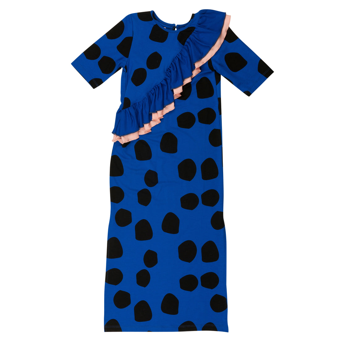 Bang Bang Copenhagen Blue Dot Barcelona Maxi Dress
