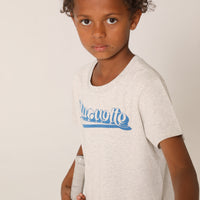 raquette Light Grey Heather Raquette Summer Tennis Logo Tee