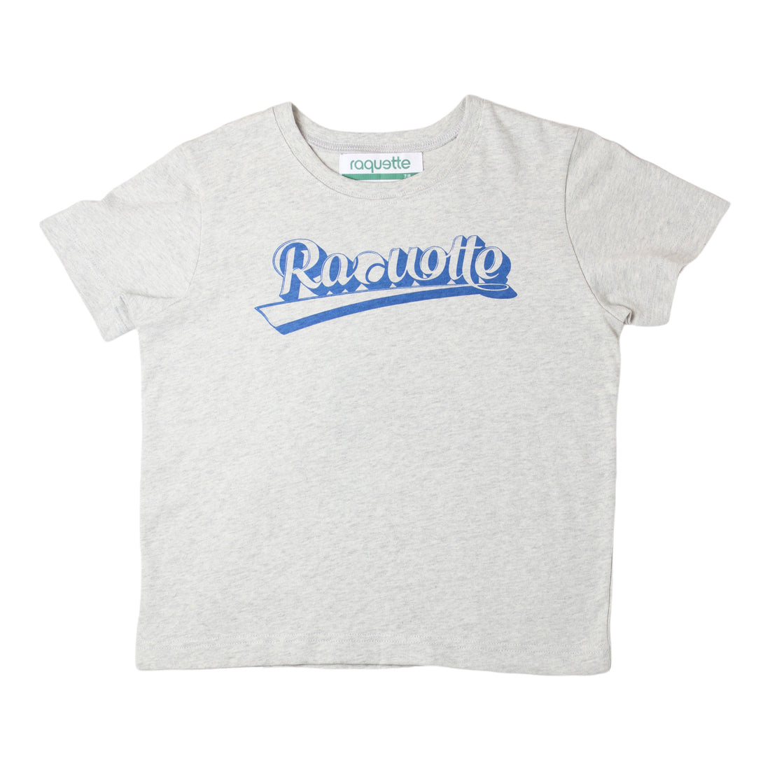 raquette Light Grey Heather Raquette Summer Tennis Logo Tee
