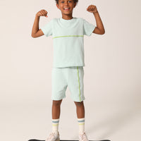 raquette Harbor Gray Baseline Tennisline Tee