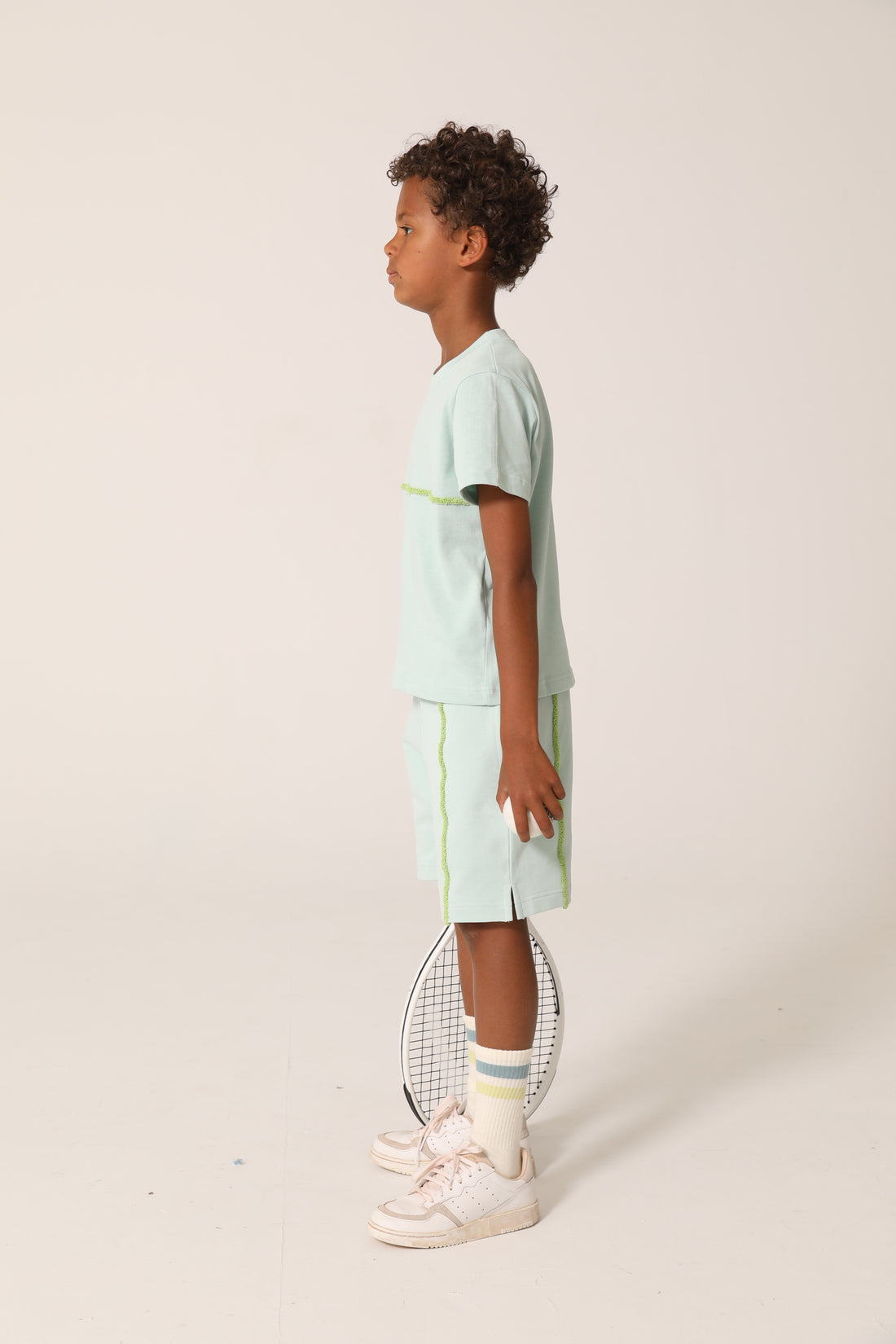 raquette Harbor Gray Baseline Tennisline Tee