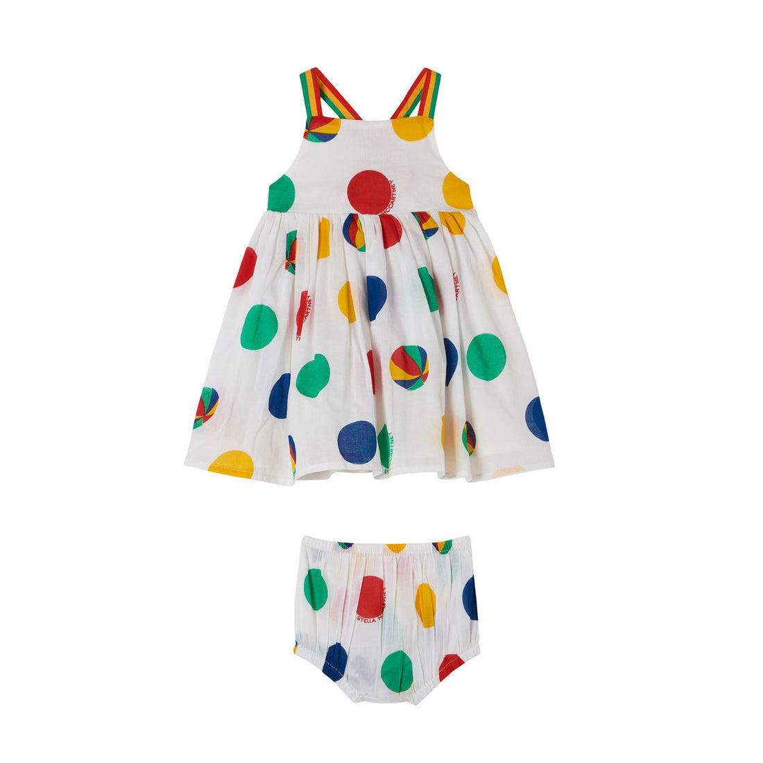 Stella McCartney Beach Balls Print Baby Dress