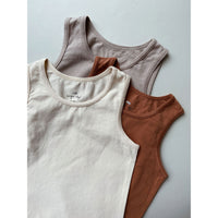 Konges Slojd  Tan/Champagne/Beige Cue 3 Pack Tanks
