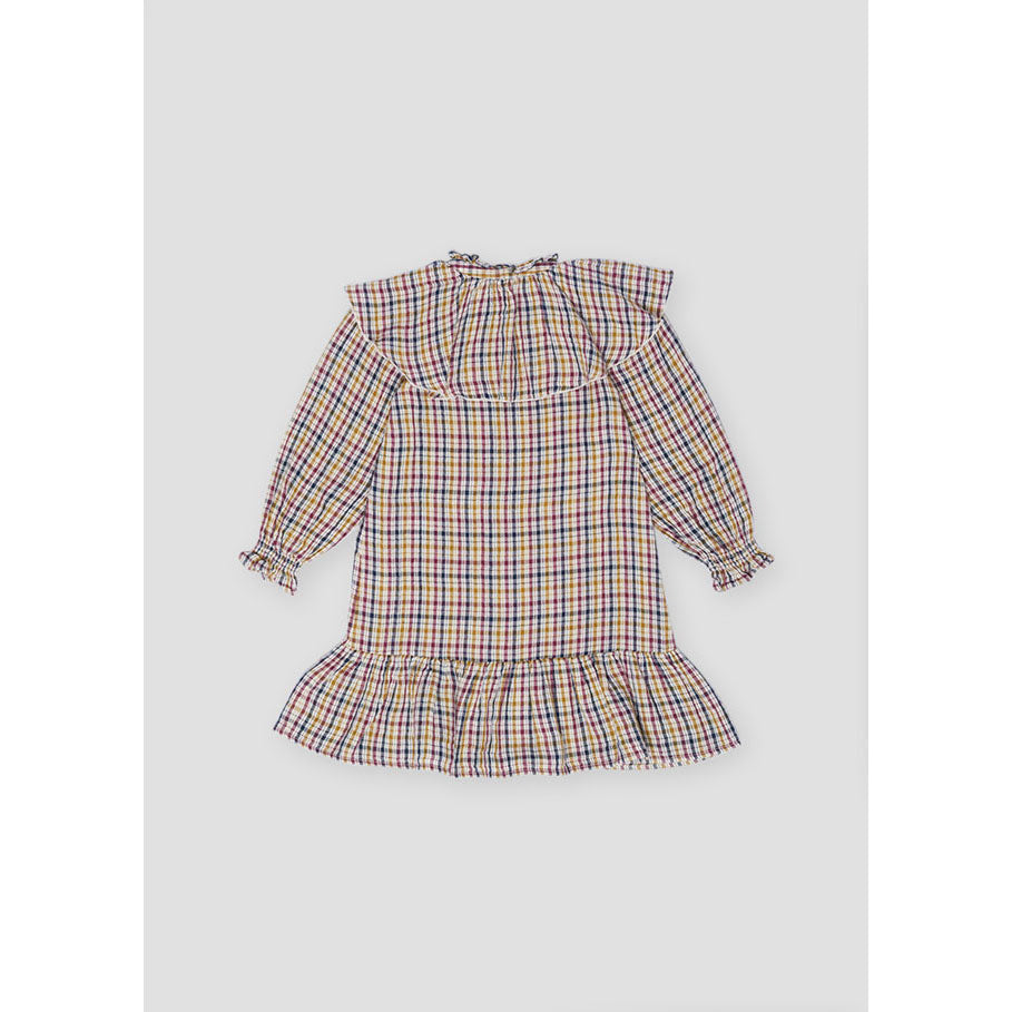 The New Society Multicolor Check Benerice Dress