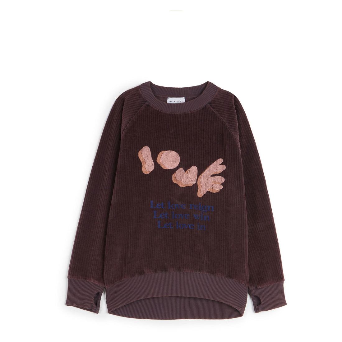 Wolf and Rita Love Bernardete Pullover Sweatshirt