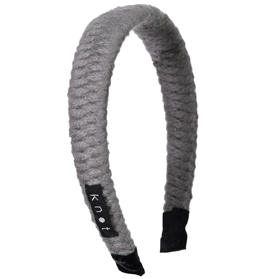 Knot Hairbands Yarn Braided Headband // Grey