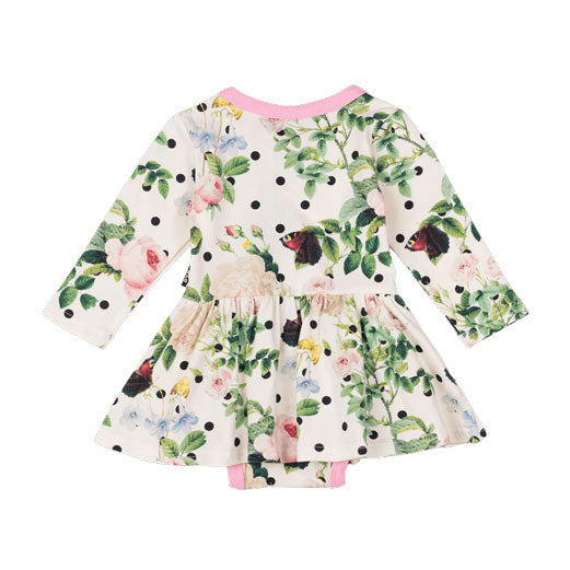 Rock Your Baby Floral Augusta Baby Waisted Dress