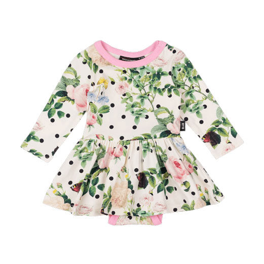 Rock Your Baby Floral Augusta Baby Waisted Dress