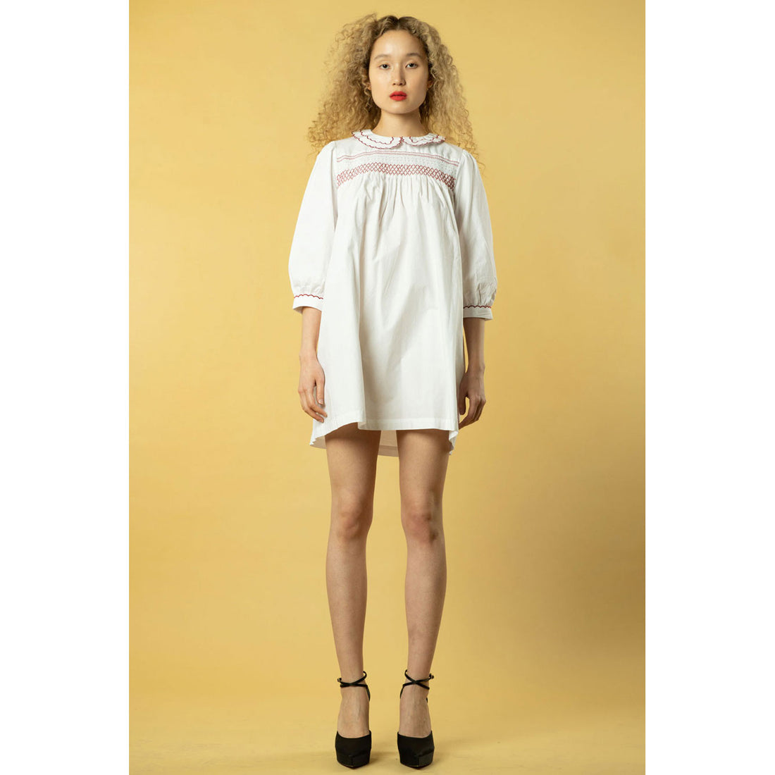 Batsheva White Pauline Dress