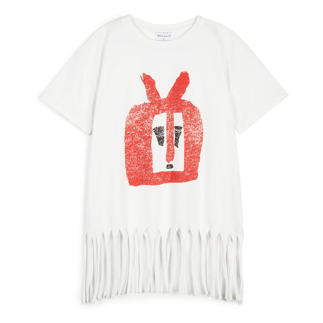 Wolf and Rita Art Tv Bianca Tee