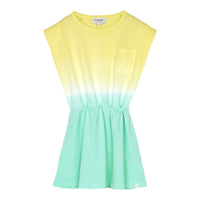 Finger in the Nose Billie Soft Yellow Dip Dye Sleeveless Dress