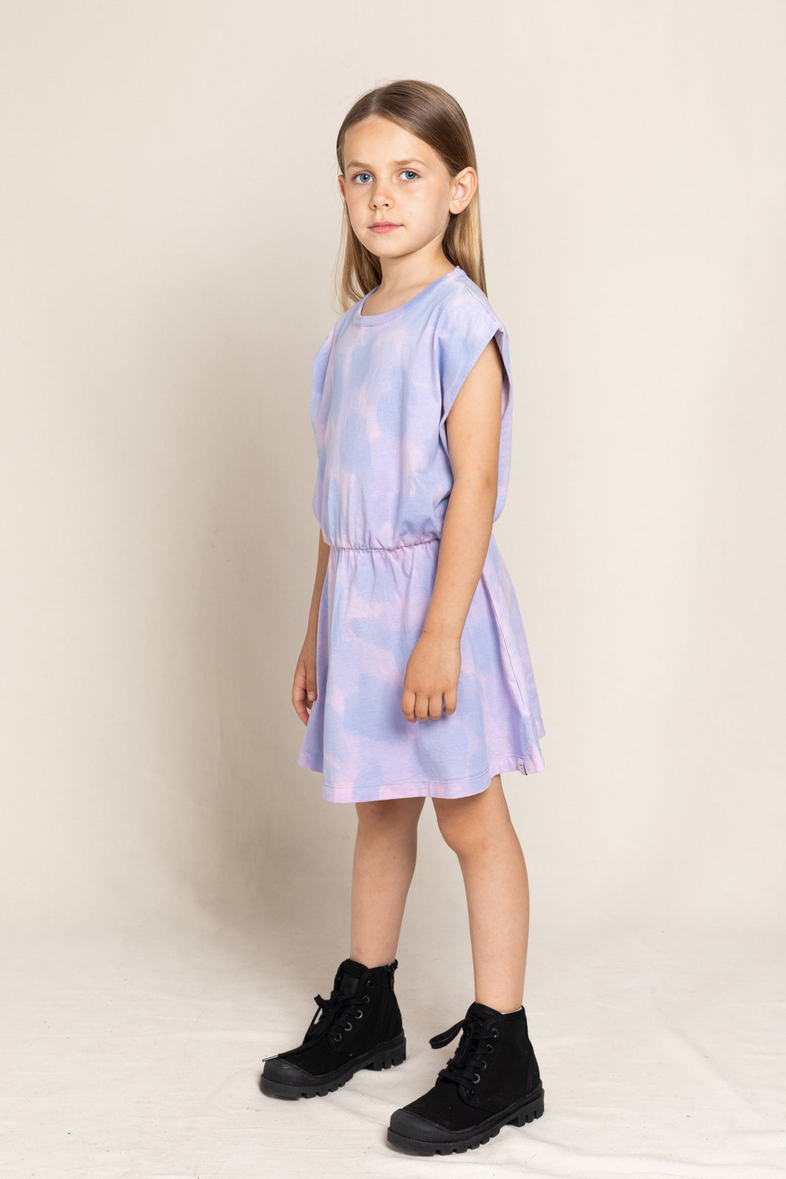 Finger in the Nose Billie Lila Tie & Dye Sleeveless Dress