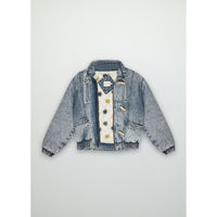 The New Society Blue Denim Bimba Jacket
