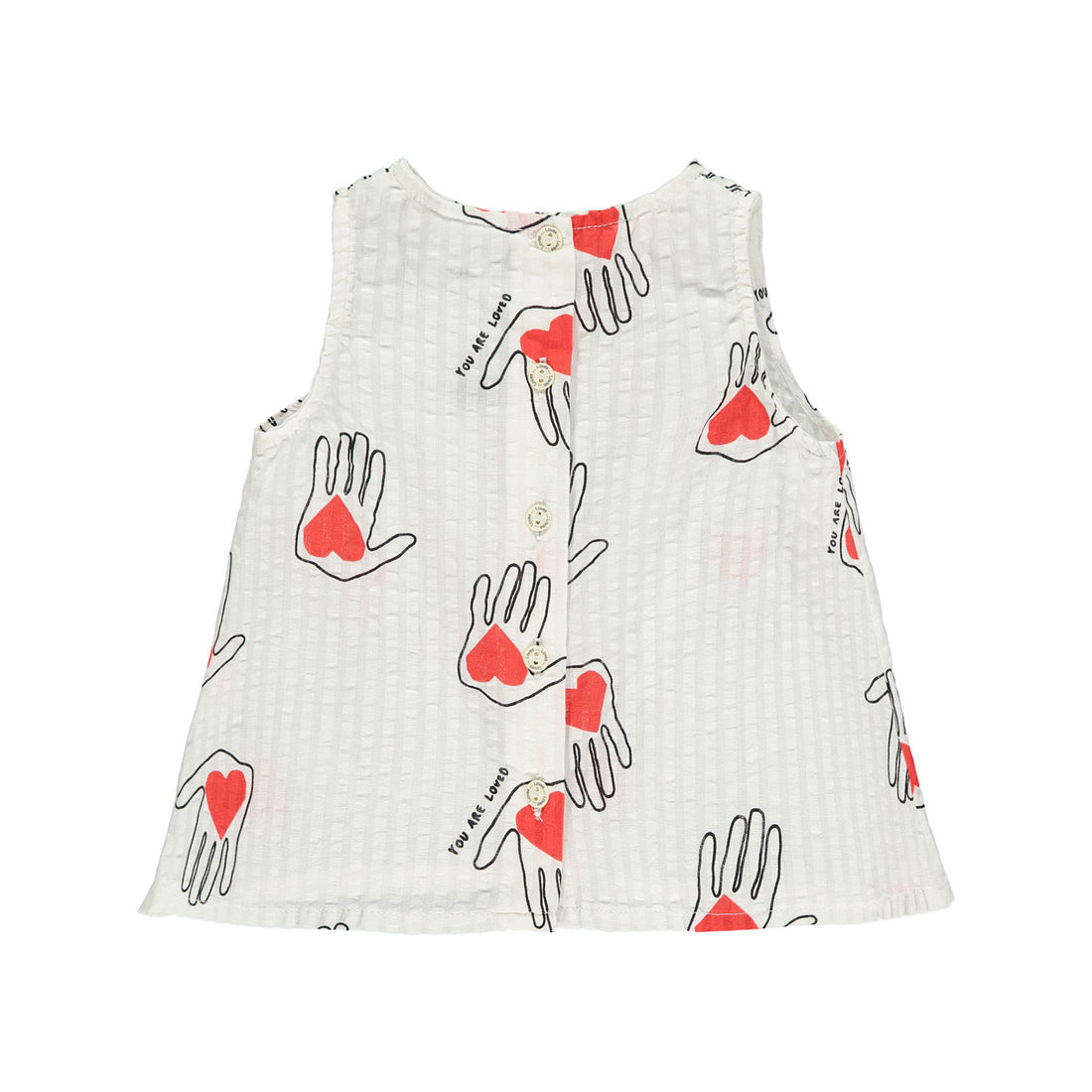 Beau Loves Natural Hold My Heart A-Line Baby Top