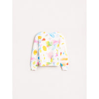 Bellerose White Multi Spots Printed Fade Sweatshirt