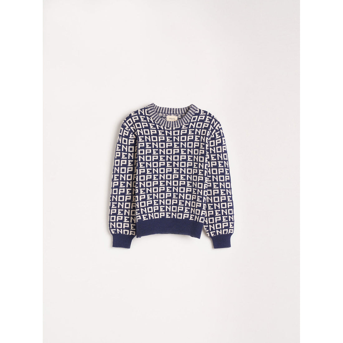 Bellerose Blue Letters Design Gelop Sweater