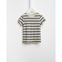 Bellerose Beige Stripe Linen Tee