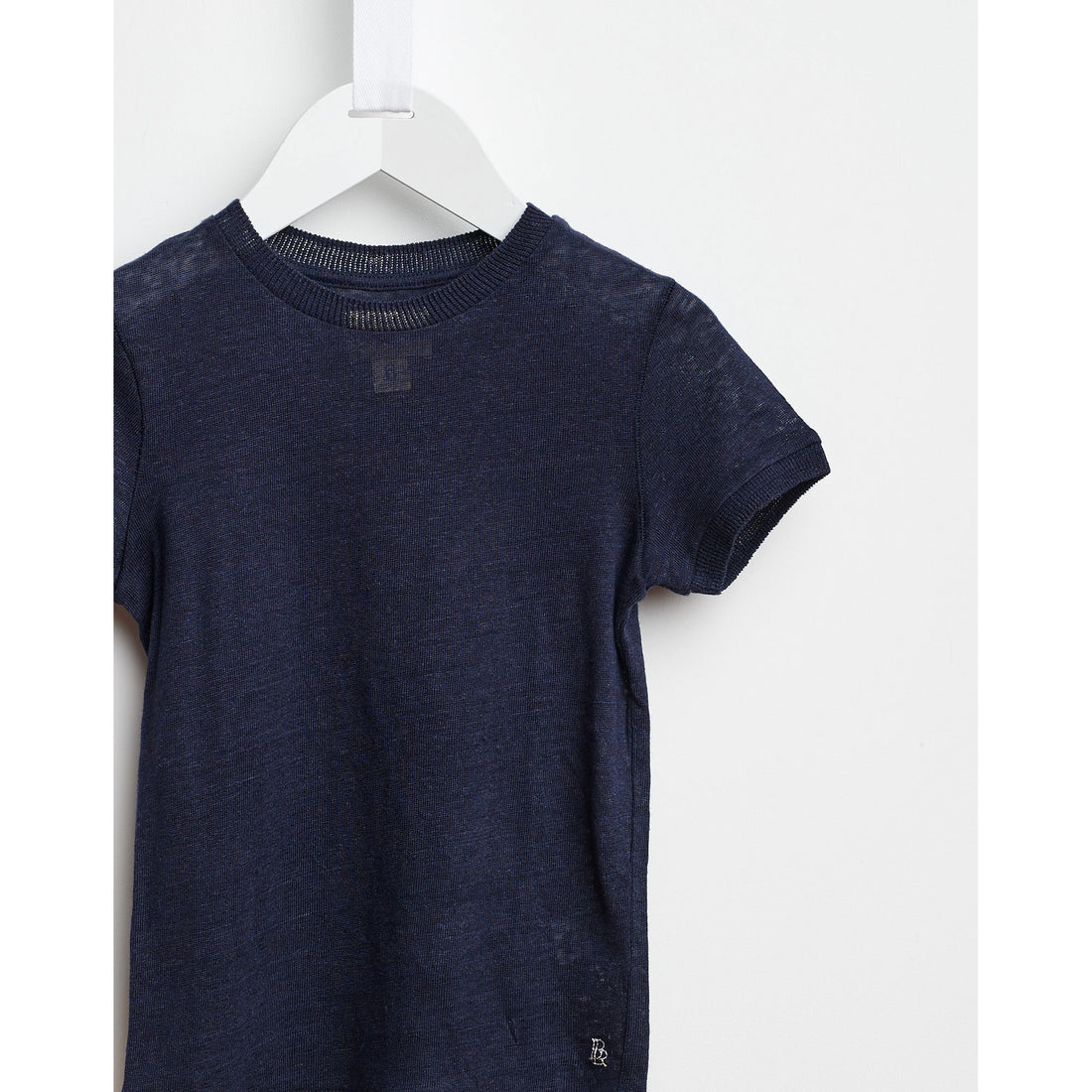Bellerose Navy Linen Tee