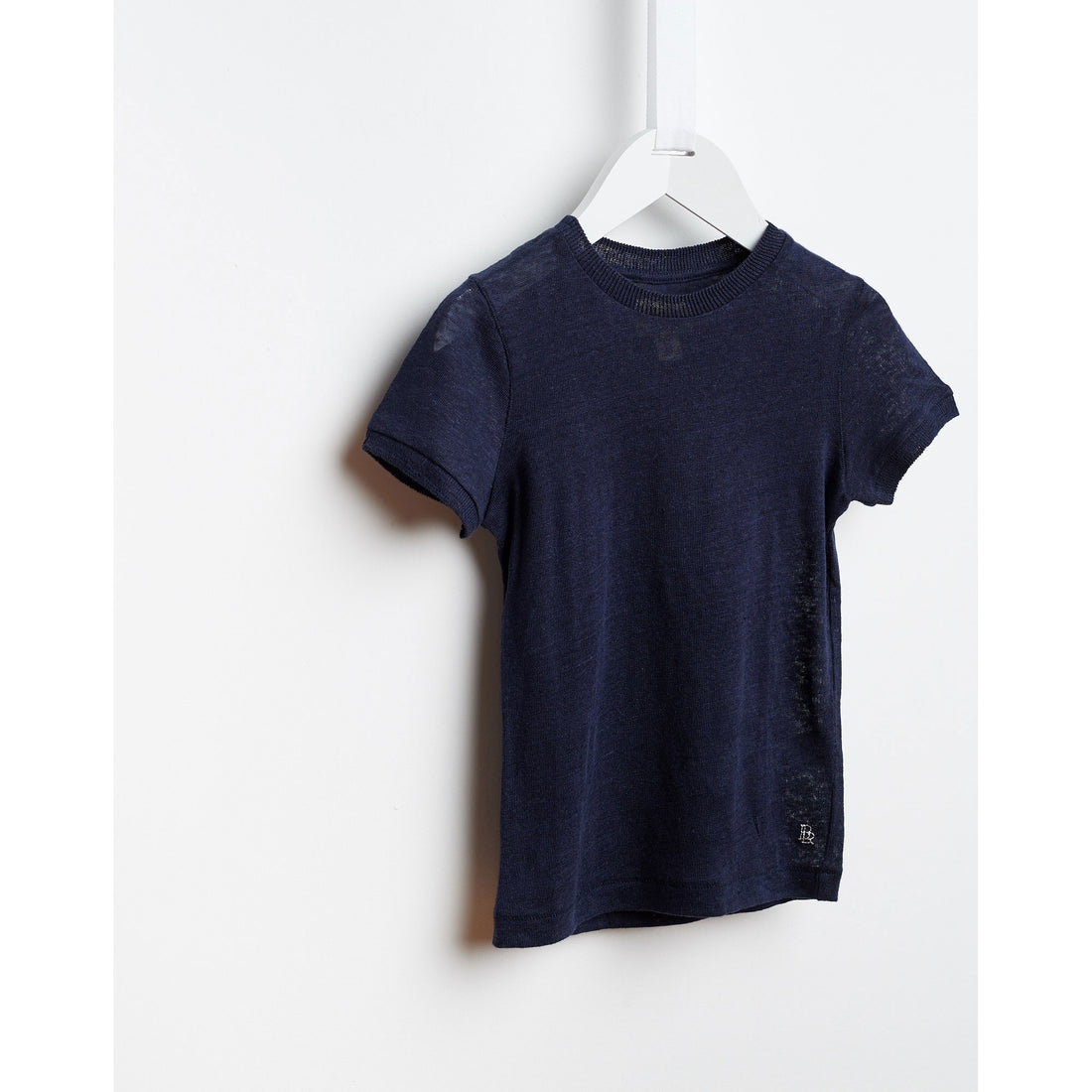 Bellerose Navy Linen Tee