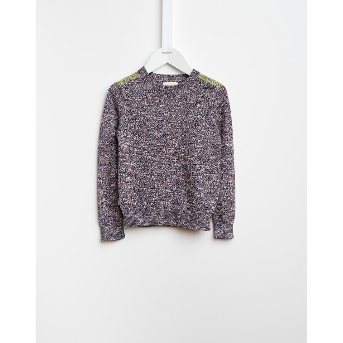 Bellerose Blue Pixel Melange Sweater