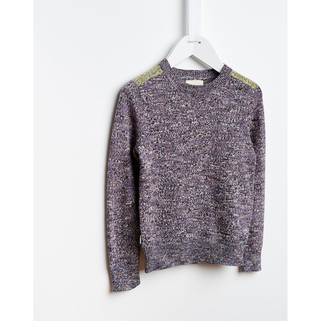Bellerose Blue Pixel Melange Sweater